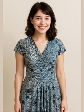 Nicole Benisti Black & White Dress